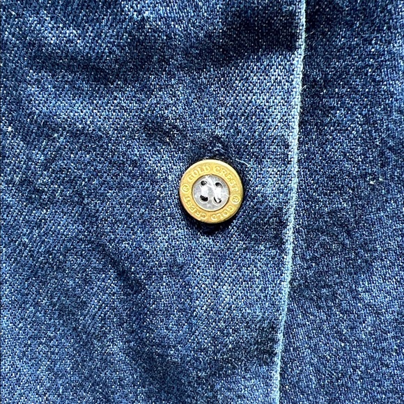 Bongo jeans long sleeve midi denim‎ dress/jacket size 8/M - Picture 12 of 14